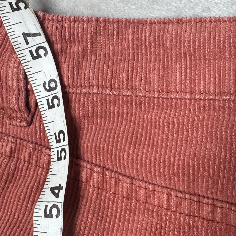 Billabong Dusty Rose Pink Retro Button Front Corduroy Mini Skirt Size 27 - Picture 12 of 16